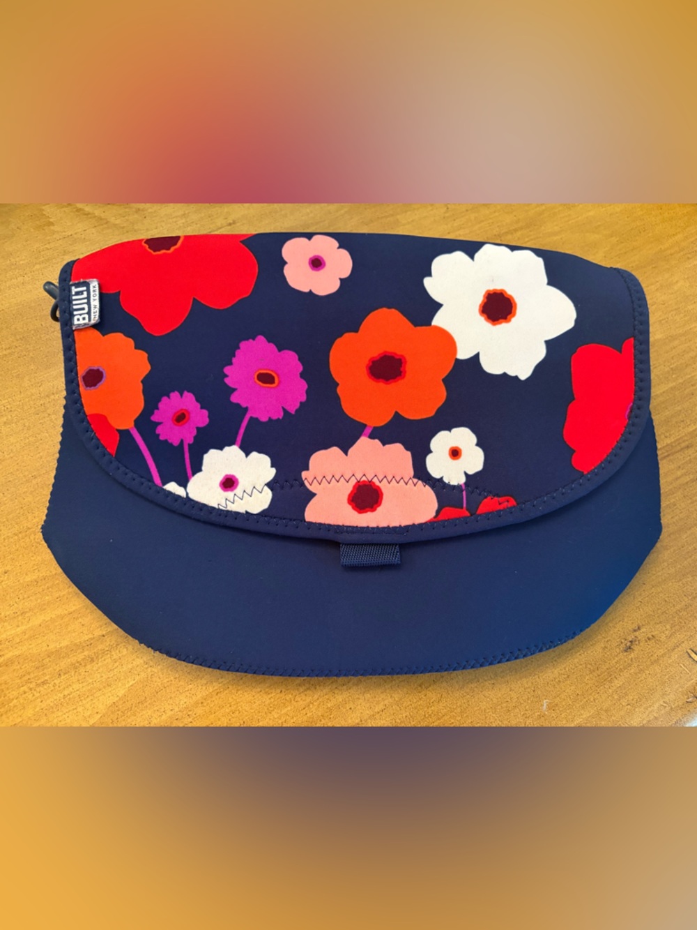 Built Nanoprene Floral Bike Messenger Lunch Bag
